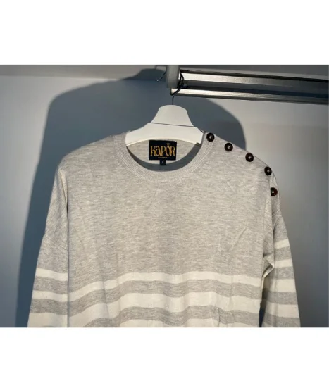 Dam Sweater full-sleeve shoulder button