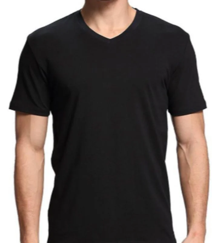 T-shirt V-neck 100% bomull
