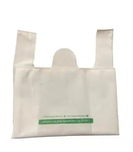 Non-woven shopping bag W-cut